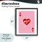Stupell Industries Wild At Heart Card Floating Frame, design by Amanda Greenwood